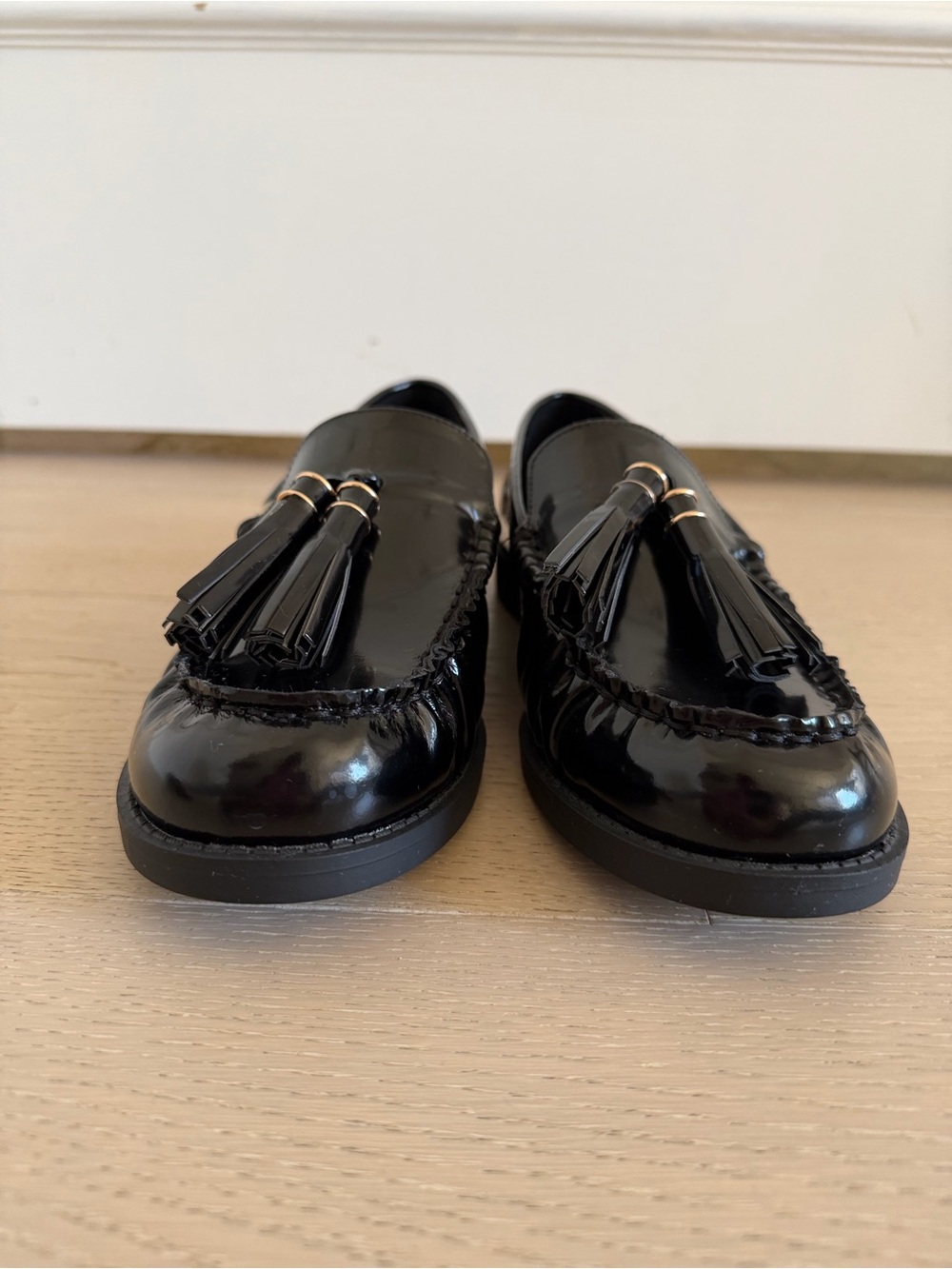 MANGO Black Tassel Loafers - Picture 9 of 16